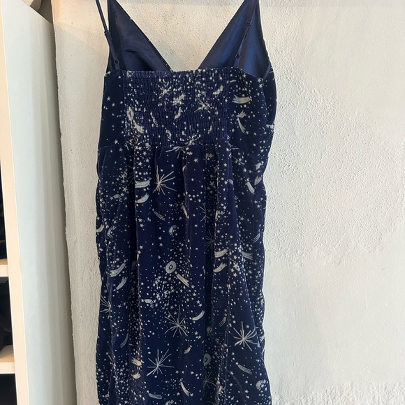 Urban Outfitters Blue Velvet Rooftops Constellation Midi Dress - Picture 4 of 4